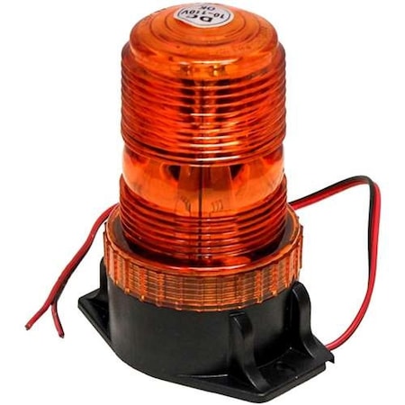 Aftermarket KM LED Amber Warning Beacon Light with Fixed Mount 2810-KM